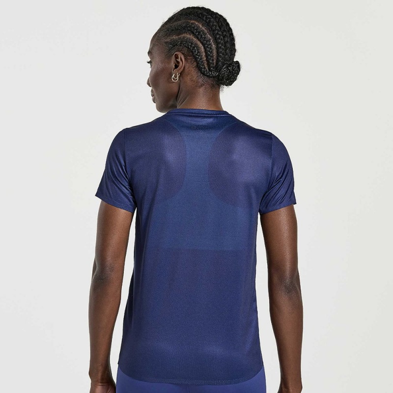 Saucony Elite Short Sleeve Sodalite | 386974-ASB