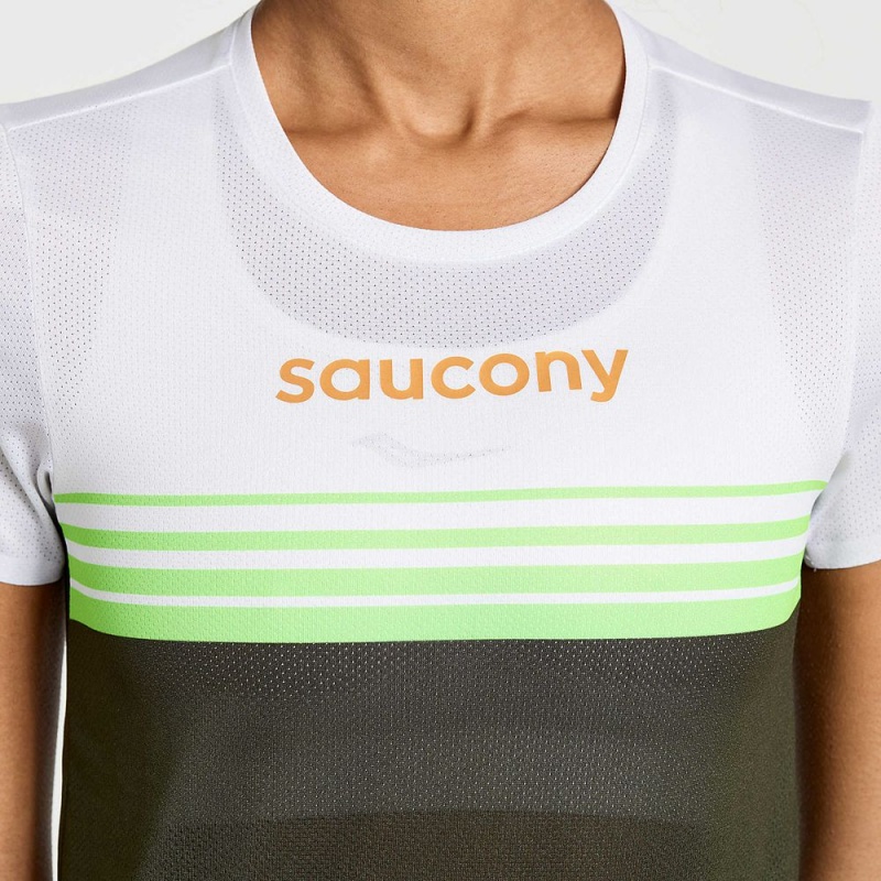 Saucony Elite Short Sleeve Umbra | 785301-WYC