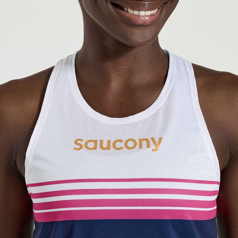 Saucony Elite Singlet Sodalite | 321650-TKN