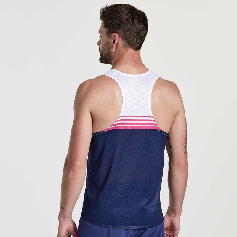 Saucony Elite Singlet Sodalite | 746321-PNS