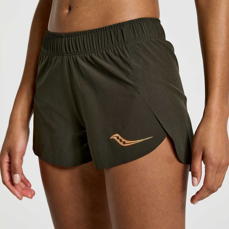 Saucony Elite Split Short Umbra | 081739-XTJ