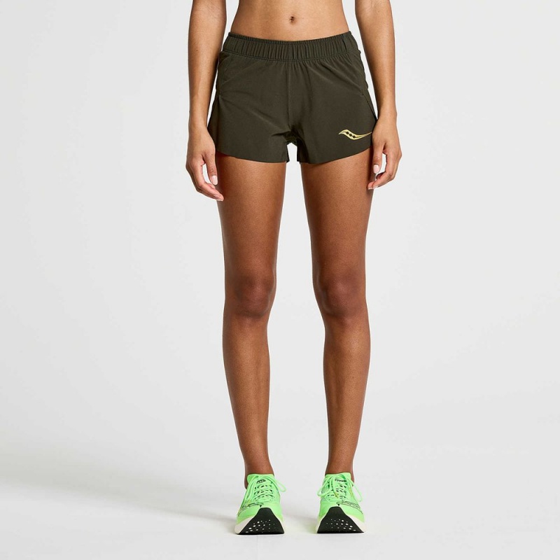 Saucony Elite Split Short Umbra | 081739-XTJ