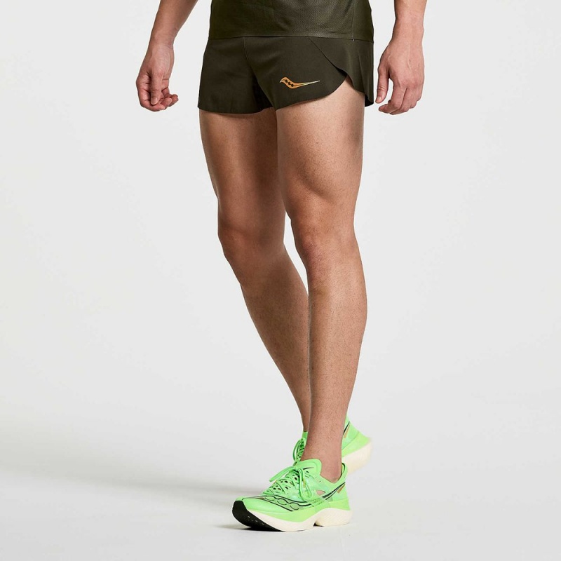 Saucony Elite Split Short Umbra | 983164-JBO