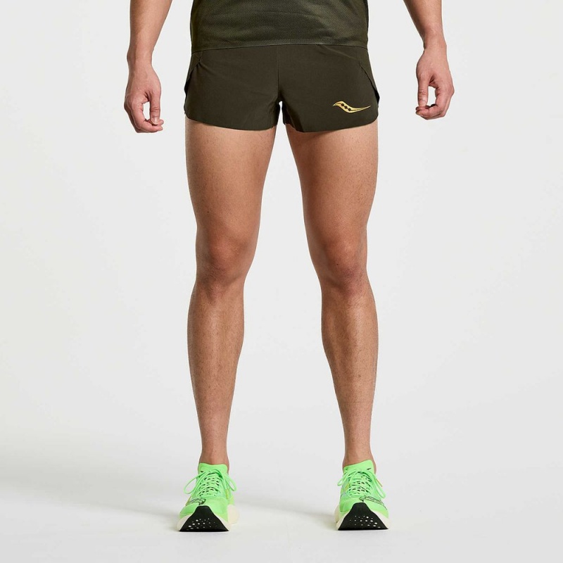 Saucony Elite Split Short Umbra | 983164-JBO