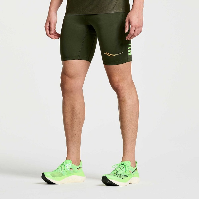 Saucony Elite Tight Short Umbra | 042593-GFA