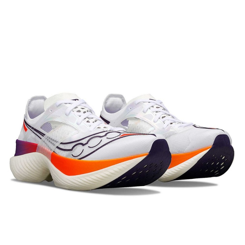 Saucony Endorphin Elite White/ViZiRed | 971425-WSH