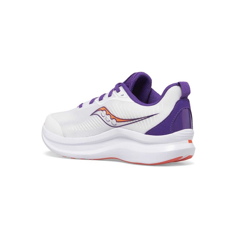 Saucony Endorphin Kdz Sneaker White/Purple | 832649-JXL