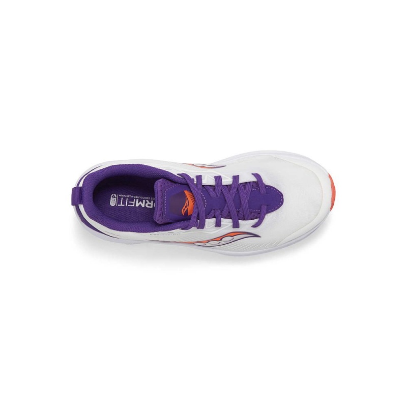 Saucony Endorphin Kdz Sneaker White/Purple | 832649-JXL