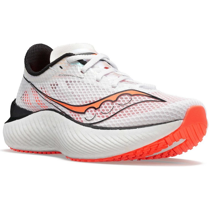 Saucony Endorphin Pro 3 White/Black/ViZiRed | 605249-DZC