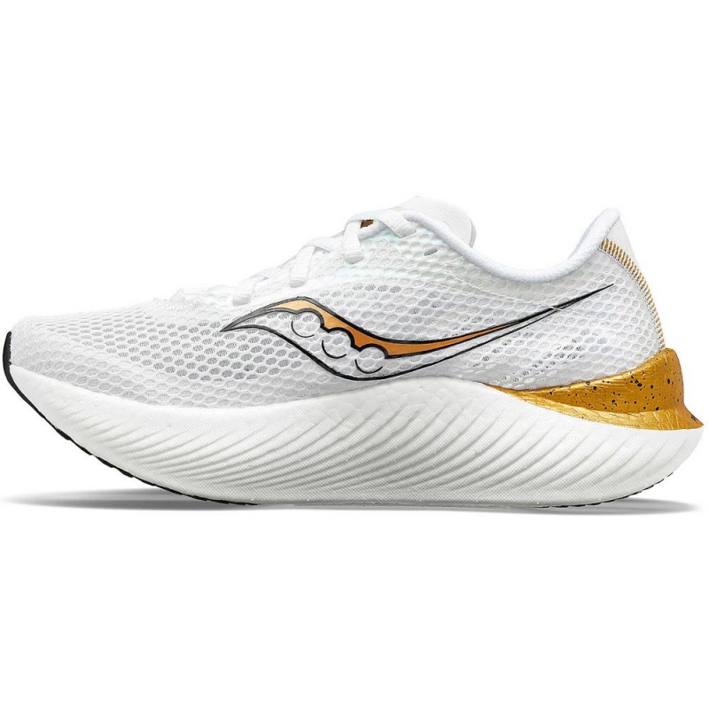 Saucony Endorphin Pro 3 White/Gold | 906821-QUB