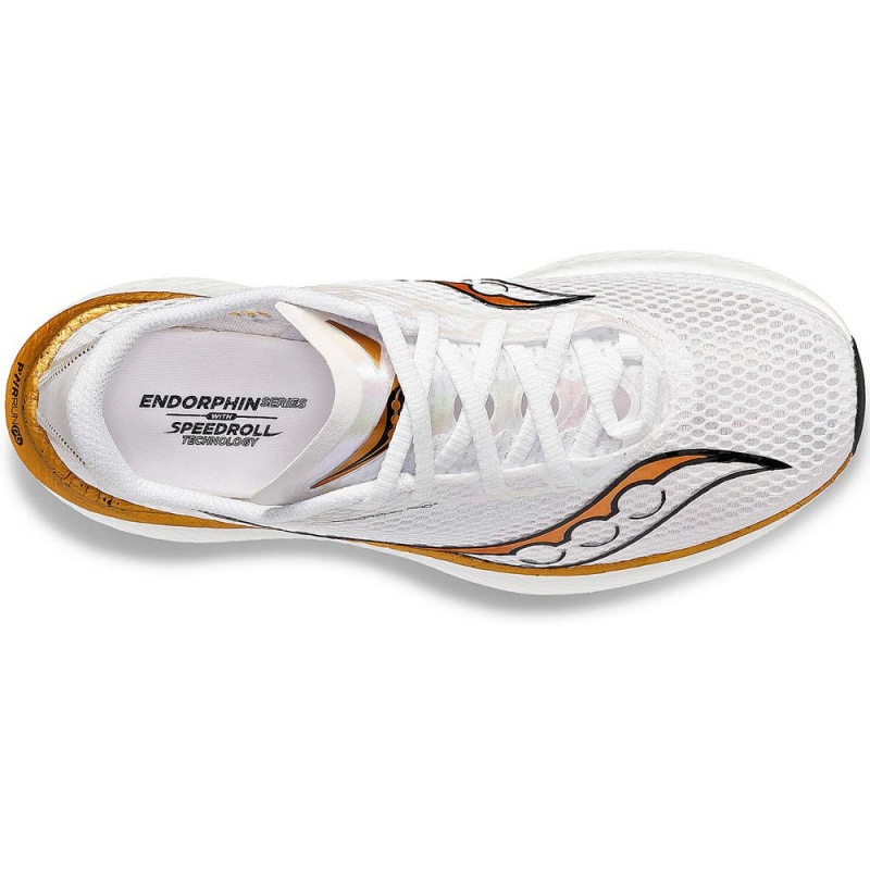 Saucony Endorphin Pro 3 White/Gold | 906821-QUB