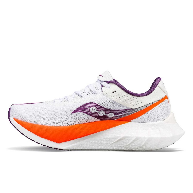 Saucony Endorphin Pro 4 White/Violet | 169475-XTQ