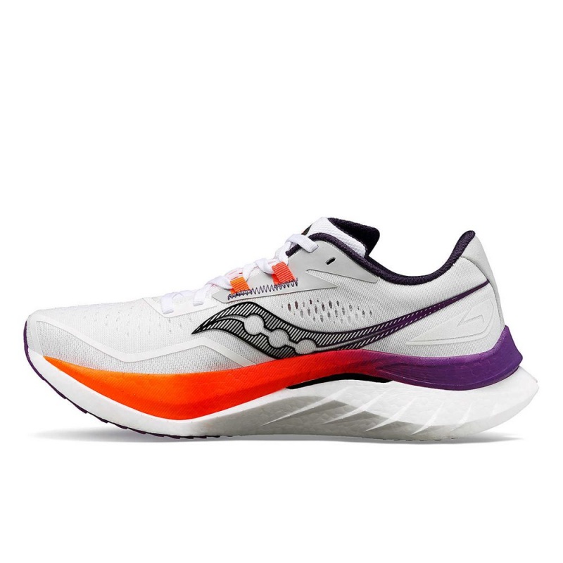 Saucony Endorphin Speed 4 White/ViZiOrange | 296381-RPT