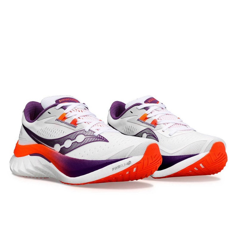 Saucony Endorphin Speed 4 White/Violet | 673802-YUB