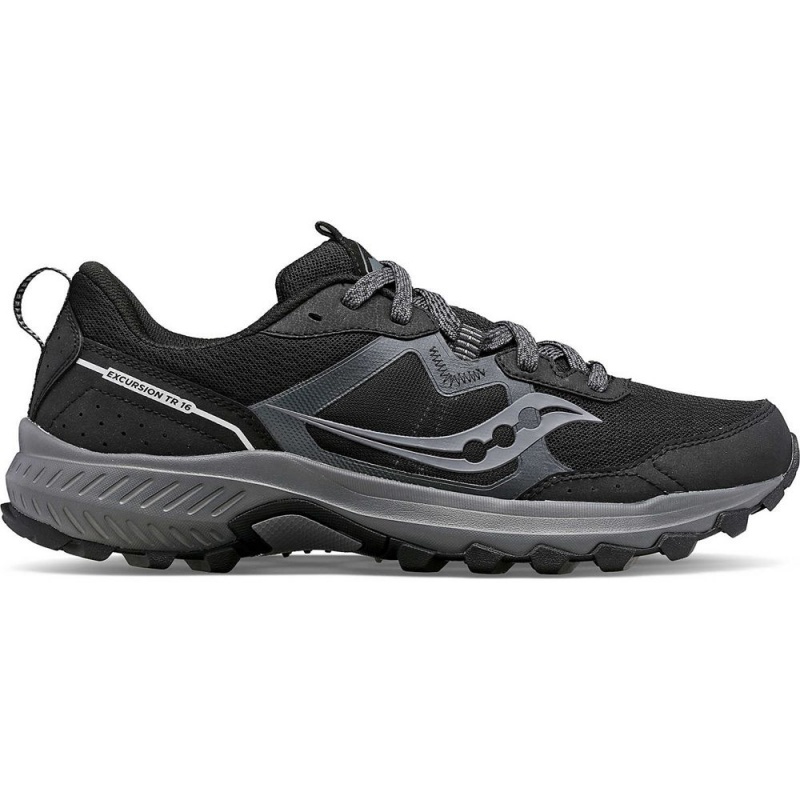 Saucony Excursion Tr16 Black/Charcoal | 652873-KHW