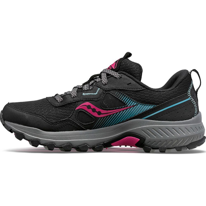 Saucony Excursion Tr16 Black/Fuchsia | 867102-WOT