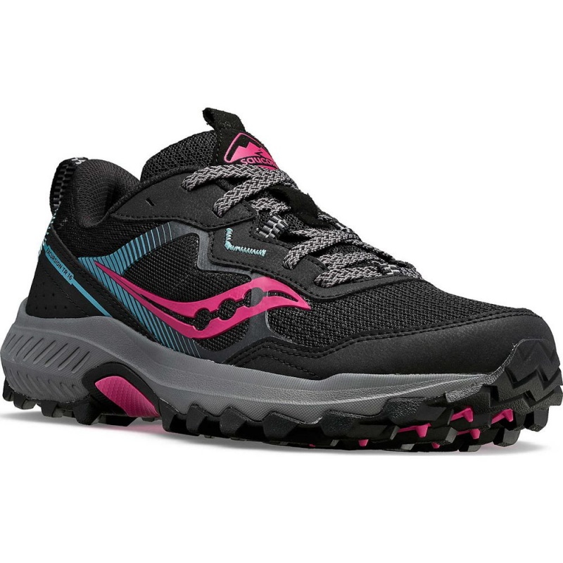 Saucony Excursion Tr16 Black/Fuchsia | 867102-WOT