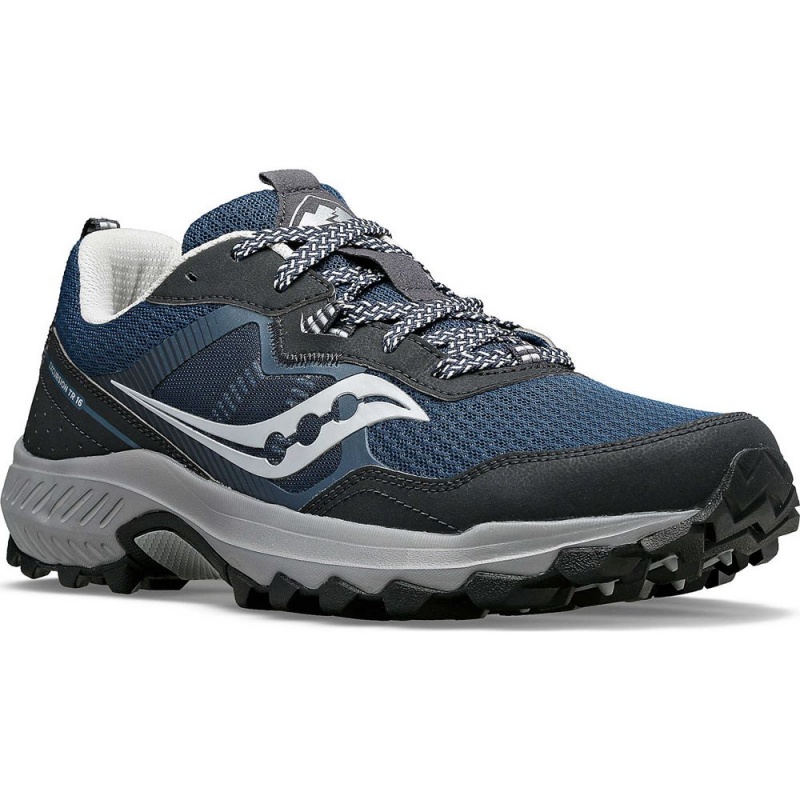 Saucony Excursion Tr16 Navy/Silver | 813420-SLT