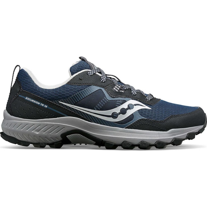 Saucony Excursion Tr16 Navy/Silver | 813420-SLT