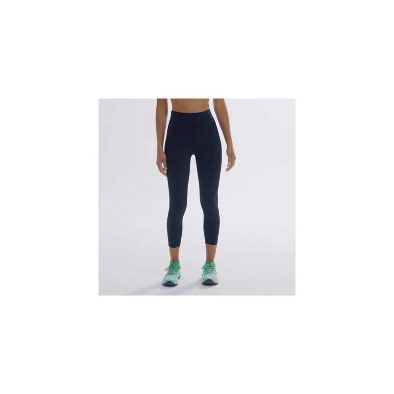 Saucony Explorer Utility Crop Tight Black | 784035-BIY