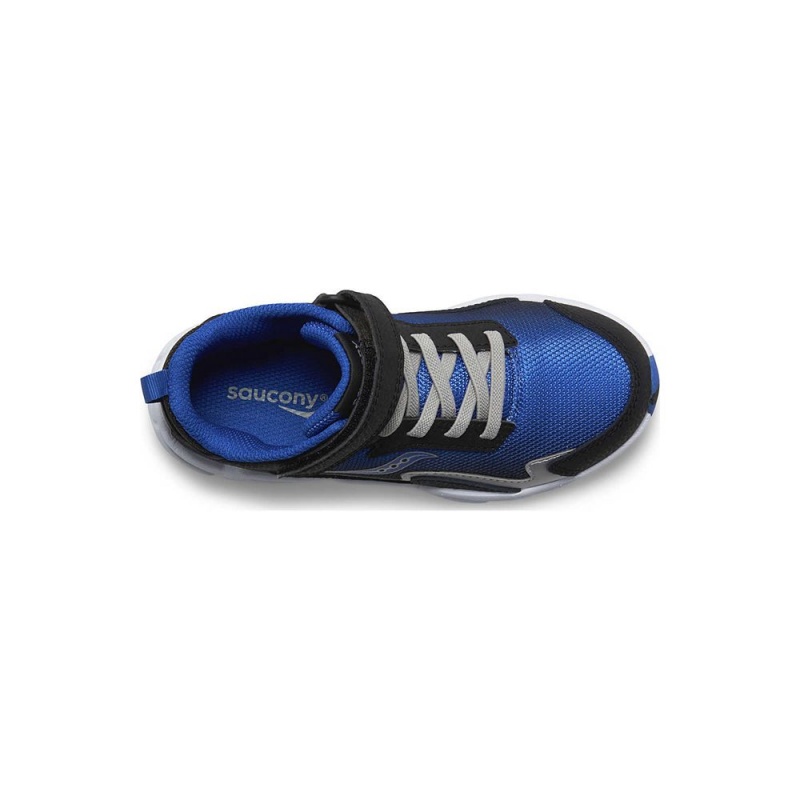 Saucony Flash Mid A/C Sneaker Black/Blue | 984127-URZ