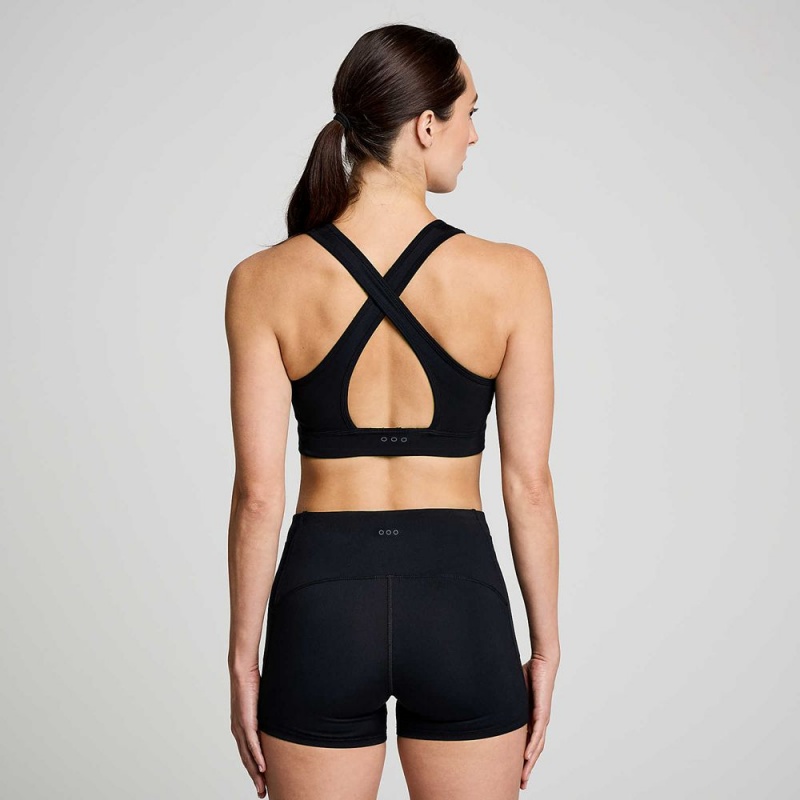 Saucony Fortify Bra Black | 459670-LNV