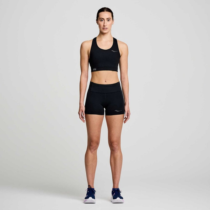 Saucony Fortify Bra Black | 459670-LNV