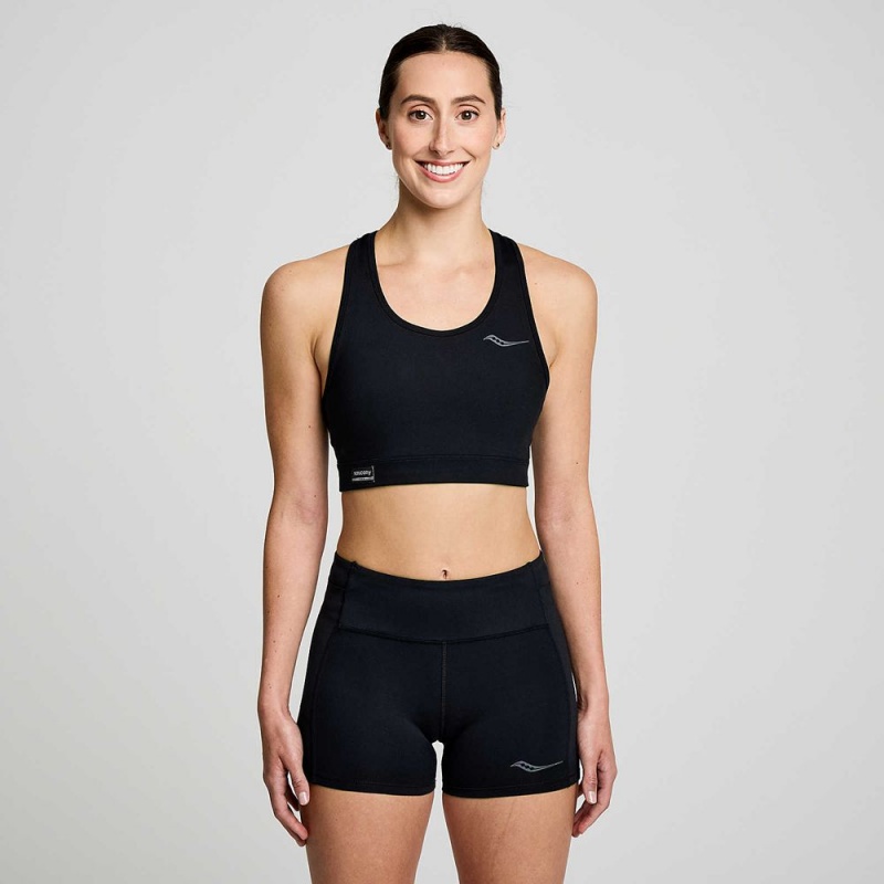 Saucony Fortify Bra Black | 459670-LNV