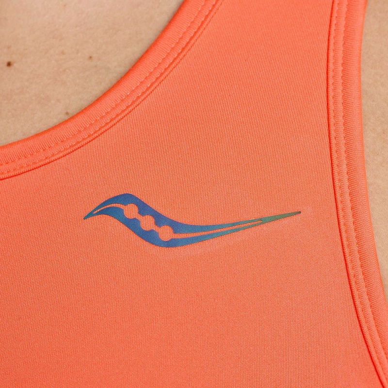 Saucony Fortify Bra ViZiRed | 345190-KXY