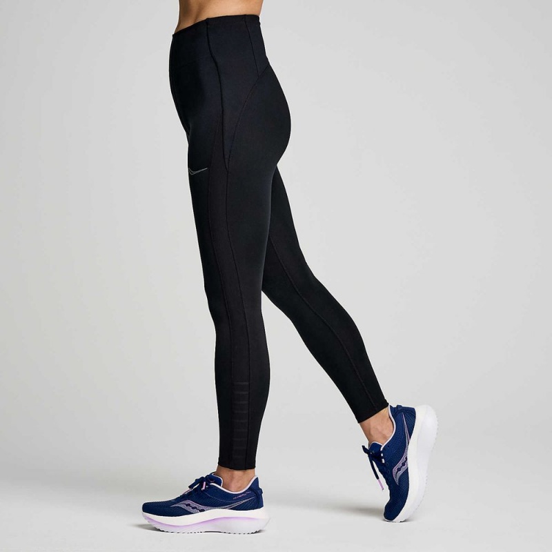 Saucony Fortify Viz Tight Black | 785923-ORD