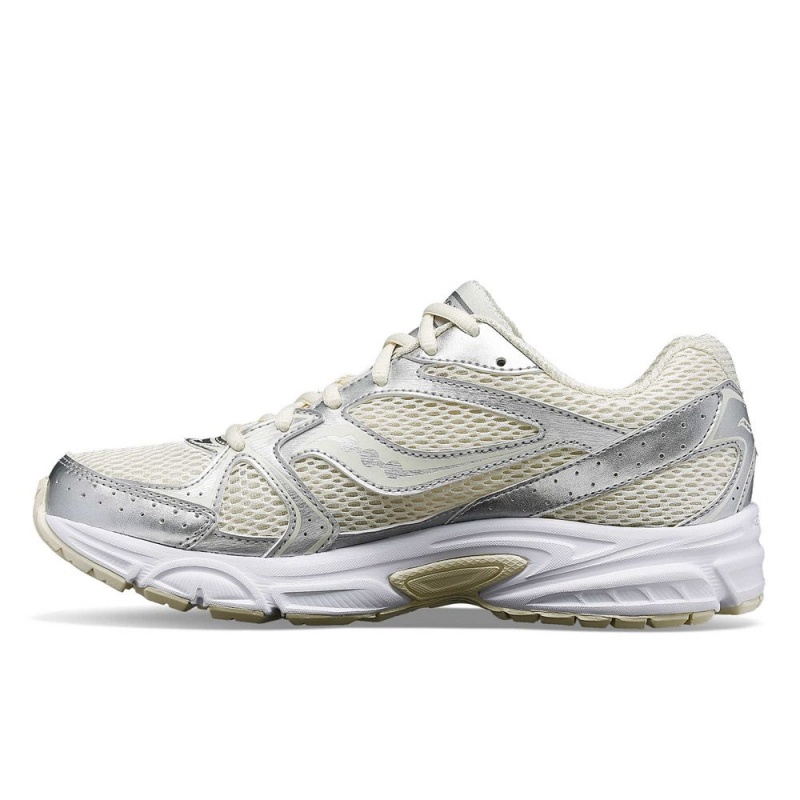 Saucony Grid Ride Millennium Cream/Silver | 653291-EHD