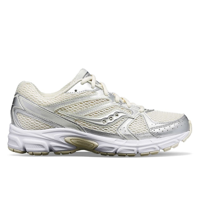 Saucony Grid Ride Millennium Cream/Silver | 653291-EHD