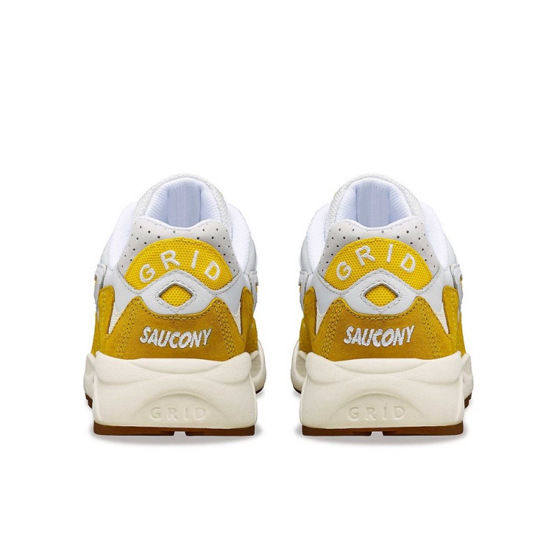 Saucony Grid Shadow 2 Ivy Prep White/Yellow | 512840-YIE