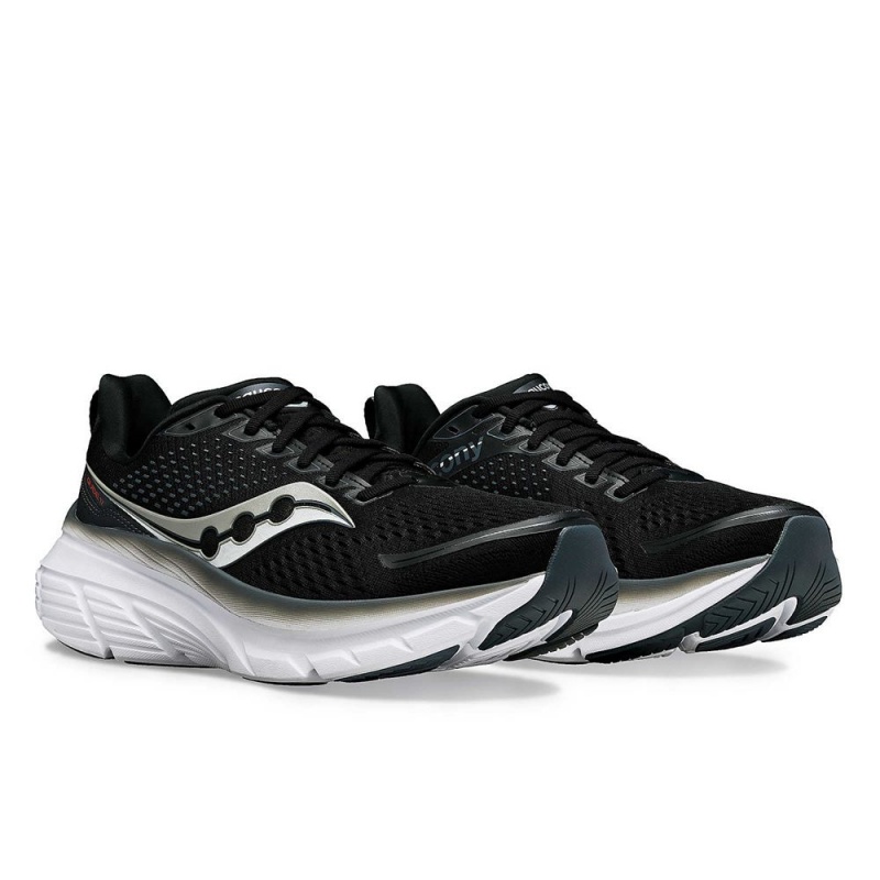 Saucony Guide 17 Wide Black/White | 620849-KJL