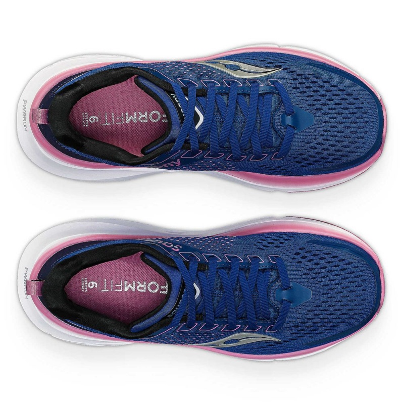 Saucony Guide 17 Wide Navy/Orchid | 863540-IRP