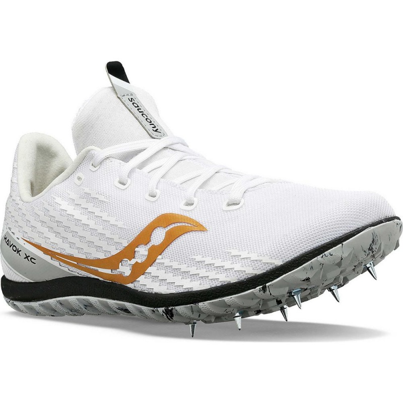 Saucony Havok Xc 3 Spike White | 812937-VKL