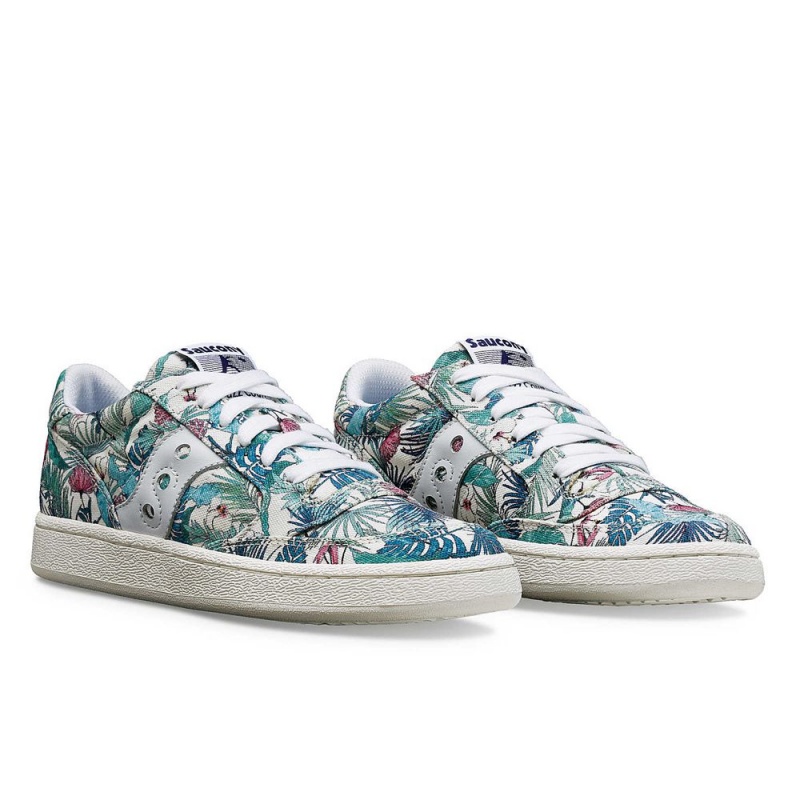 Saucony Jazz Court Floral White Floral | 613598-MKP