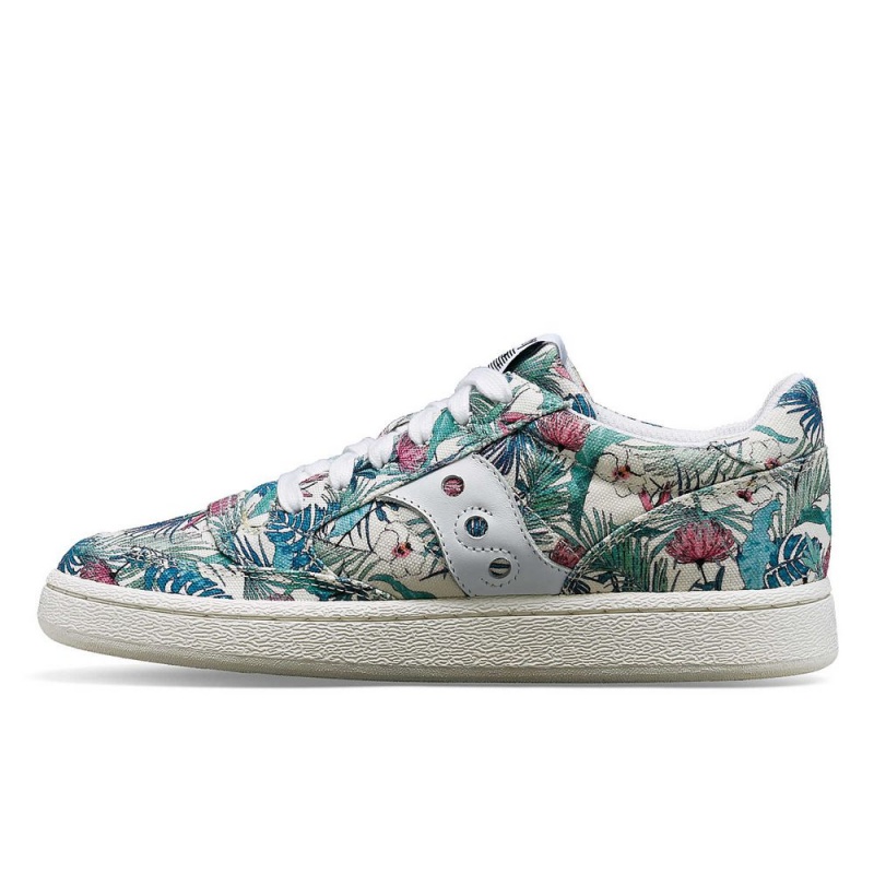 Saucony Jazz Court Floral White Floral | 613598-MKP