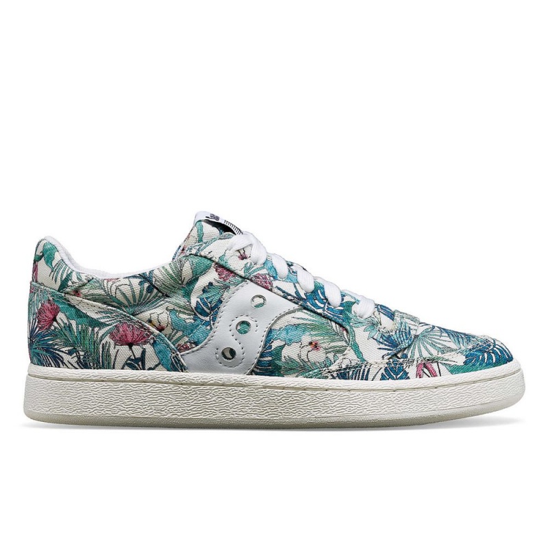 Saucony Jazz Court Floral White Floral | 613598-MKP