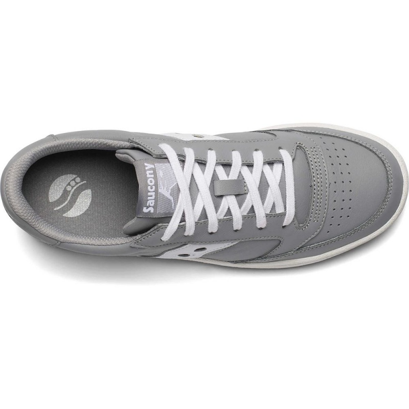 Saucony Jazz Court Grey/White | 586941-UGQ