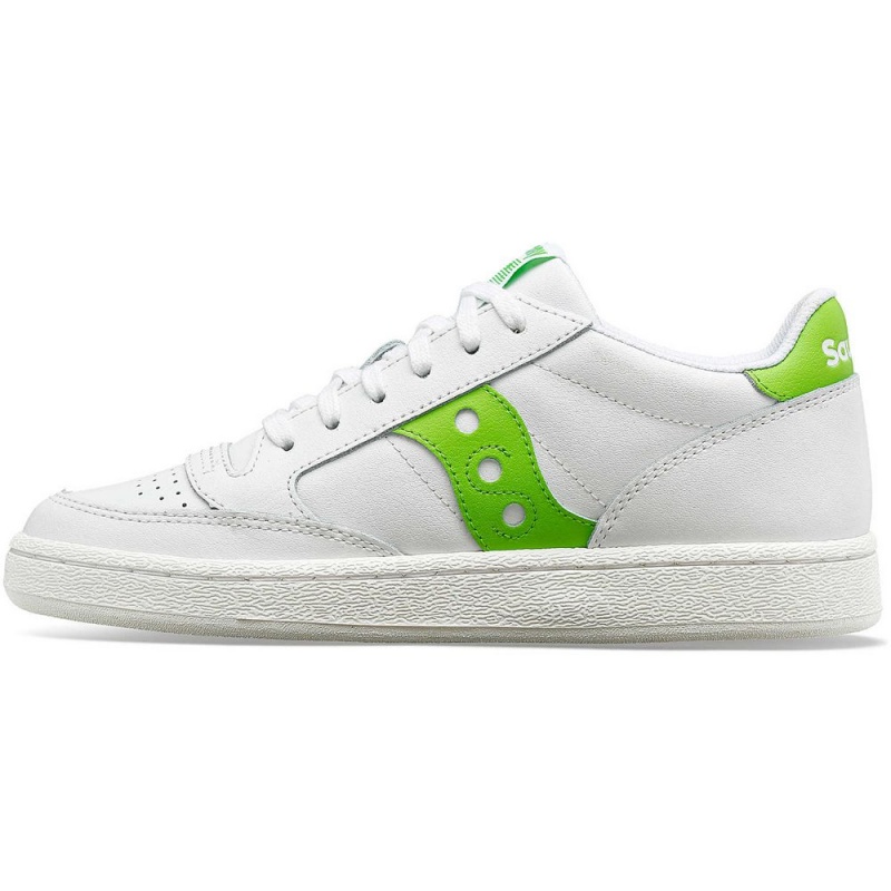 Saucony Jazz Court Pu White/Green | 097145-BRT