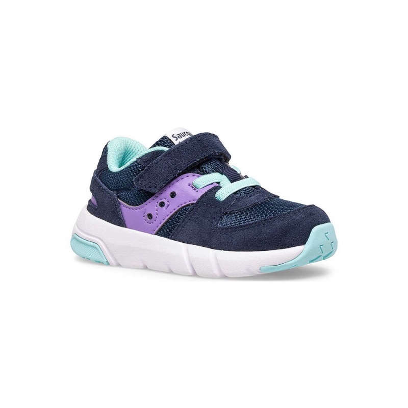 Saucony Jazz Lite 2.0 Sneaker Navy/Purple/Turq | 297546-IYJ