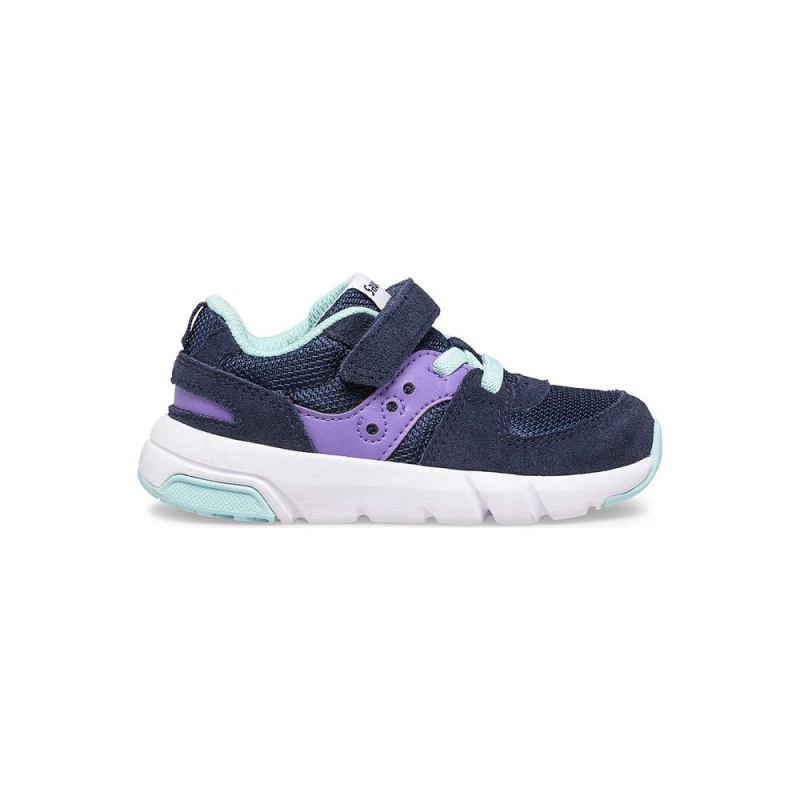 Saucony Jazz Lite 2.0 Sneaker Navy/Purple/Turq | 297546-IYJ