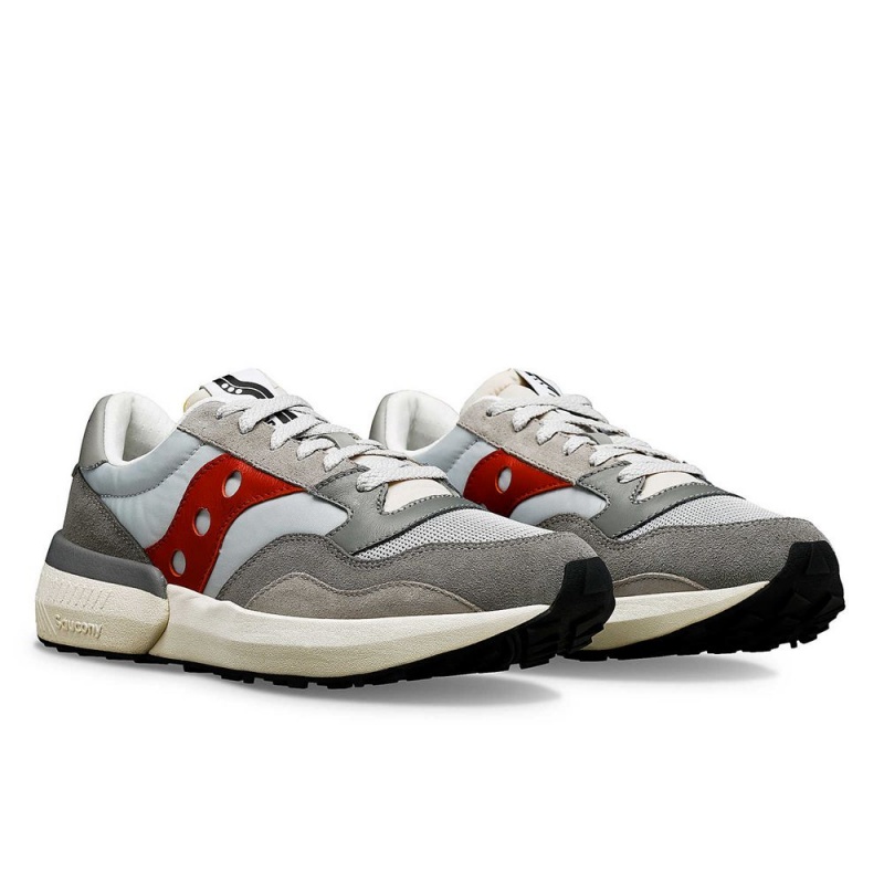 Saucony Jazz Nxt Grey/Red | 295310-RXA