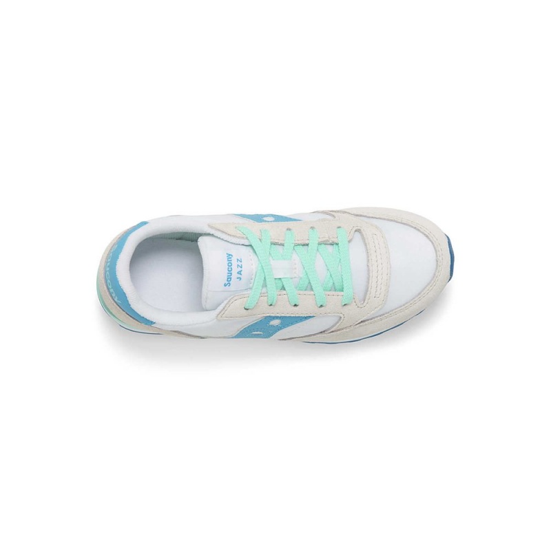 Saucony Jazz Original Sneaker White/Blue/Green | 217654-UOE