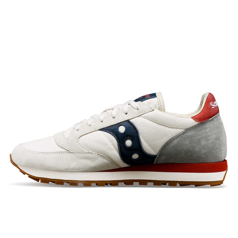 Saucony Jazz Original Stonewash White/Navy | 725968-ALJ