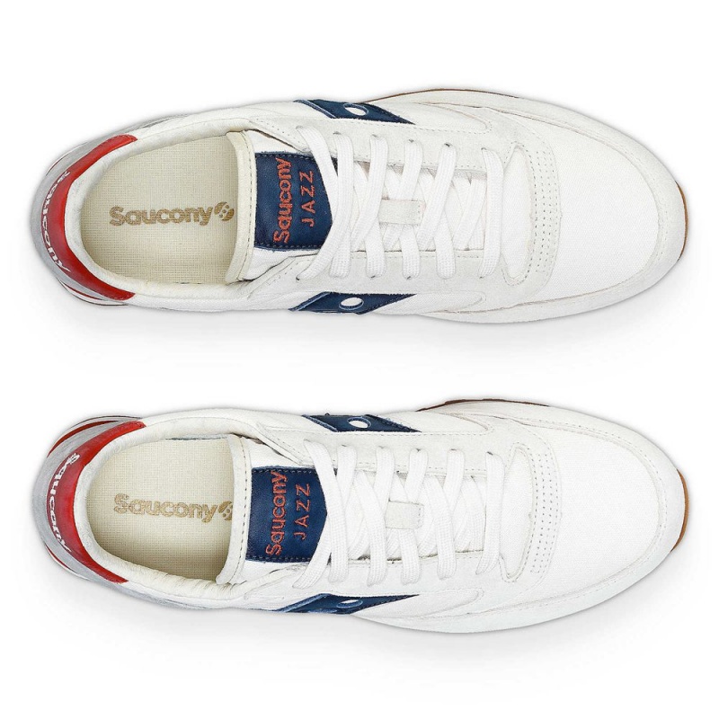 Saucony Jazz Original Stonewash White/Navy | 725968-ALJ