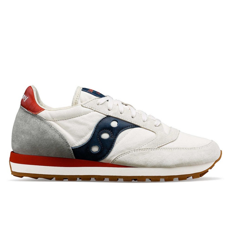 Saucony Jazz Original Stonewash White/Navy | 725968-ALJ