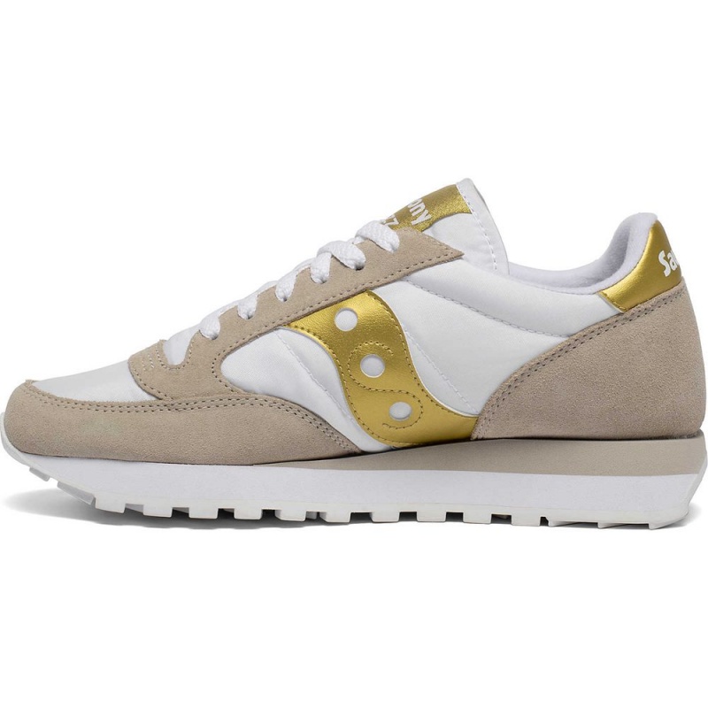 Saucony Jazz Original White/Gold | 136950-YBR