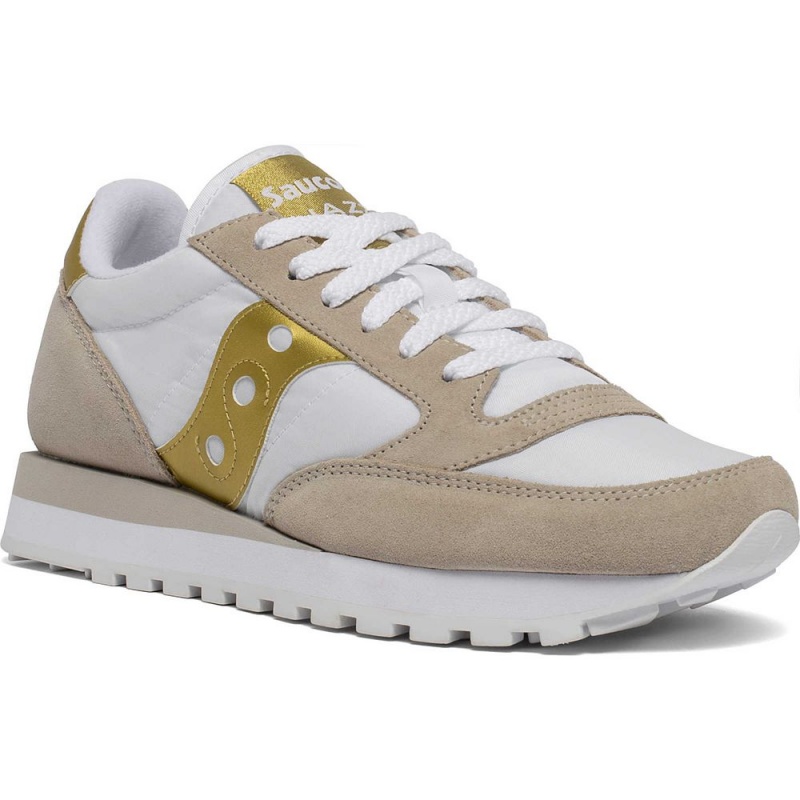 Saucony Jazz Original White/Gold | 136950-YBR